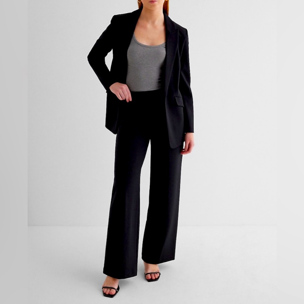 Express Super soft double knit black pants